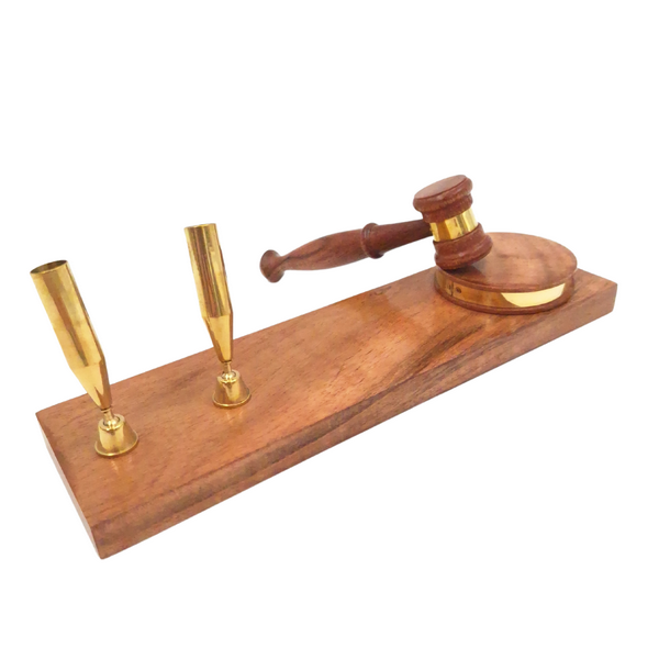 Richterhammer - Stiftehalter - Geschenk für Anwalt – DNU-023