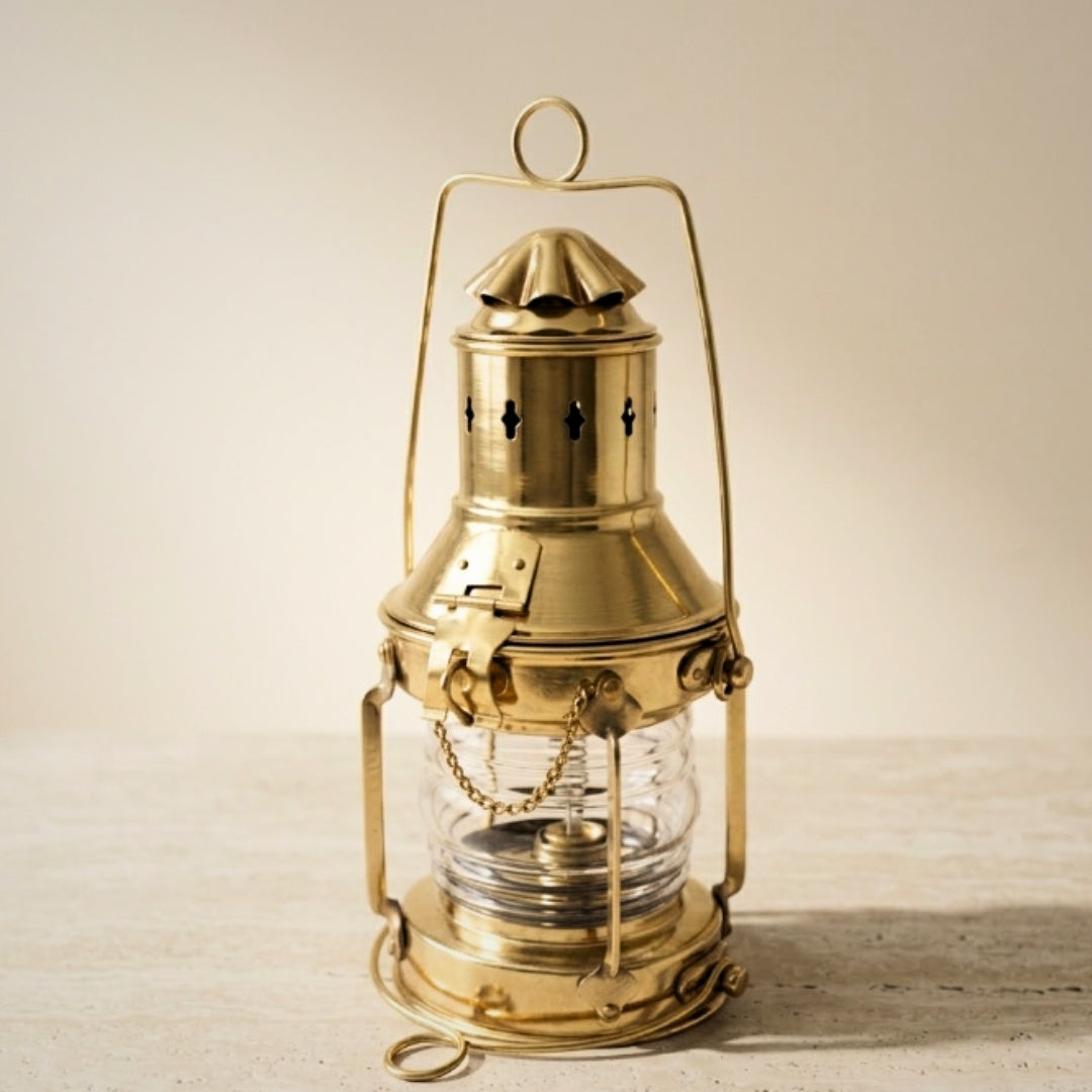 Messing-Petroleumlampe Retro Geschenk für Segler – SL10