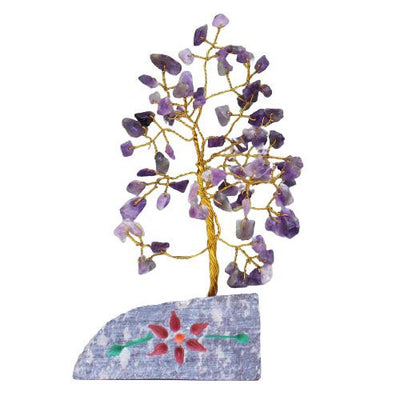 Amethystbaum mit 80 Steinen