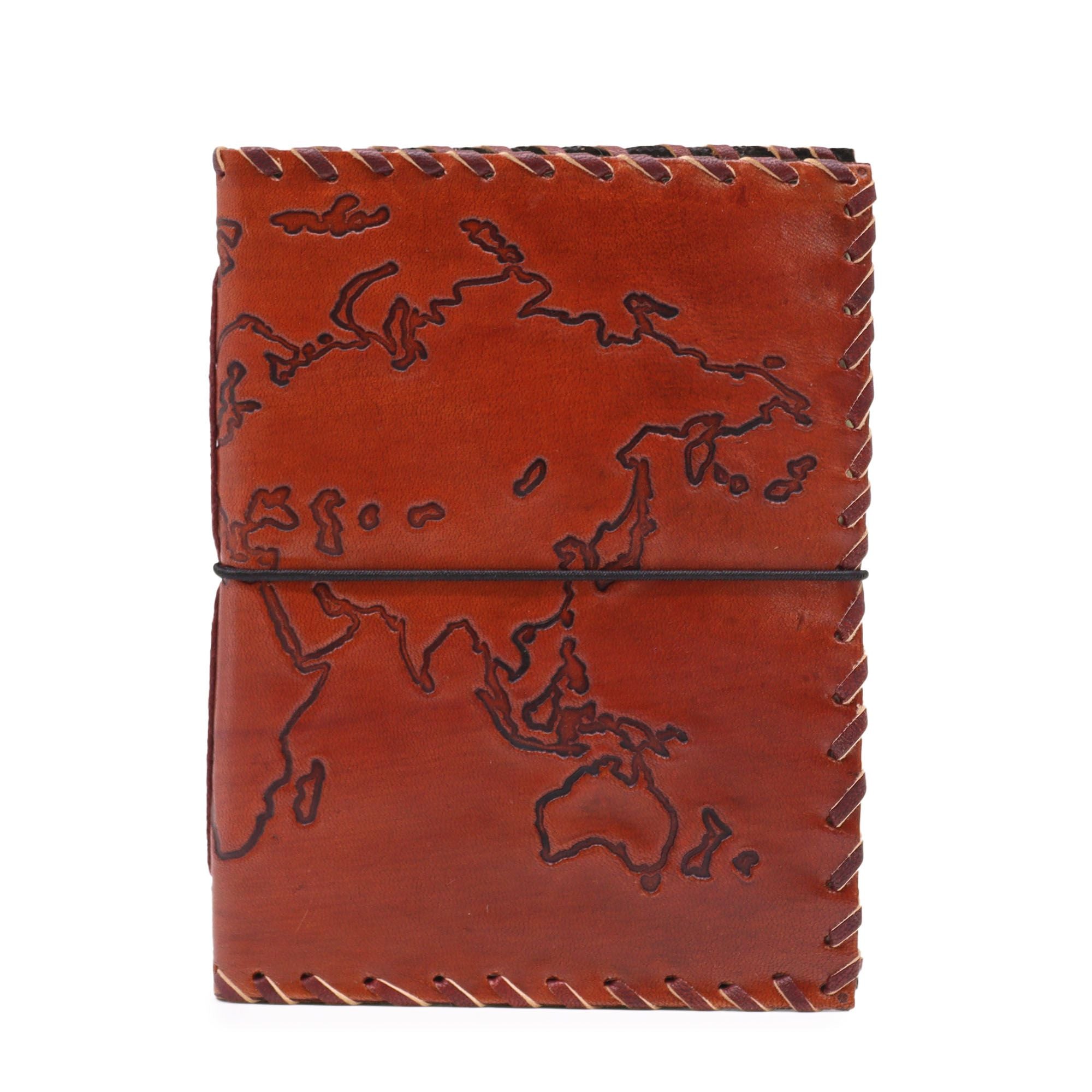 Leder-Reisetagebuch Light Tan 17x13 cm