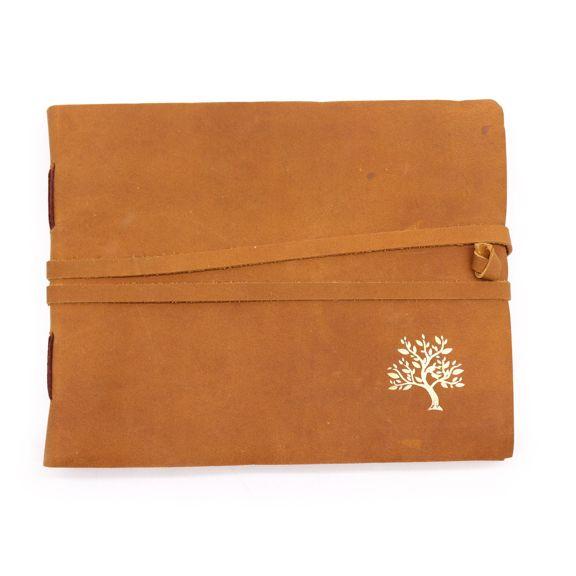 Ledernotizbuch Goldener Baum
