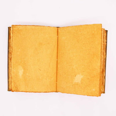 Hefty Coffee Tan Book mit Eulenverzierung