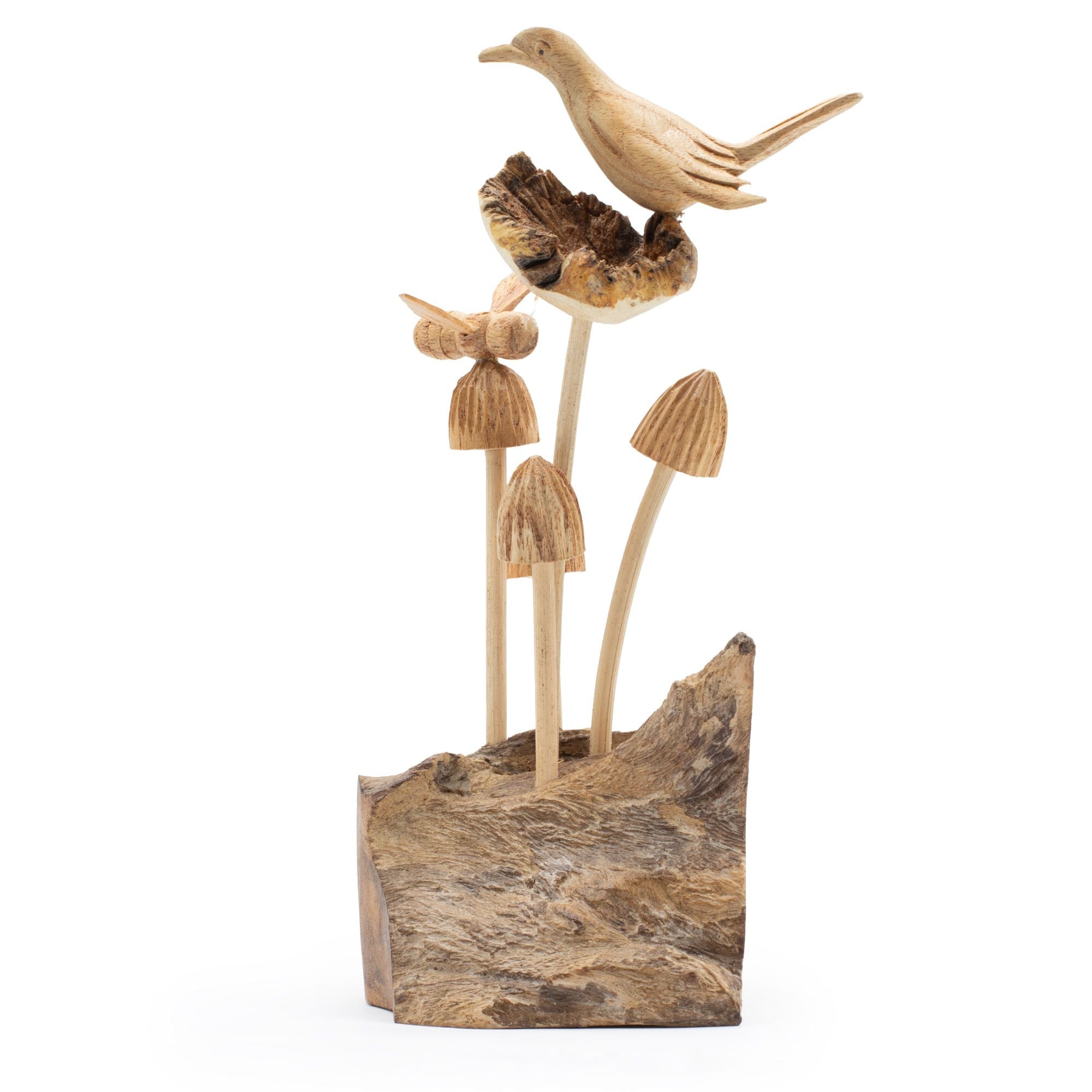 Skulptur aus Parasite-Holz