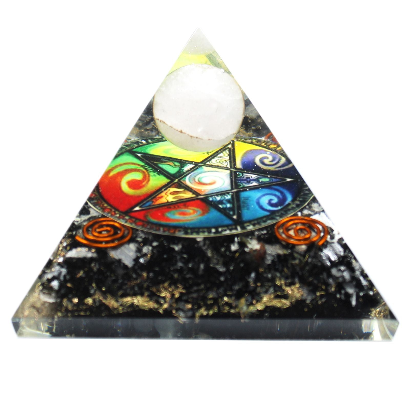 Orgonit-Pyramide Midnight Pentagon