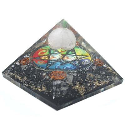 Orgonit-Pyramide Midnight Pentagon