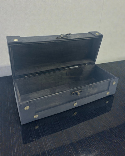 Schlanke Tee-Arche – Lange graue Schatulle