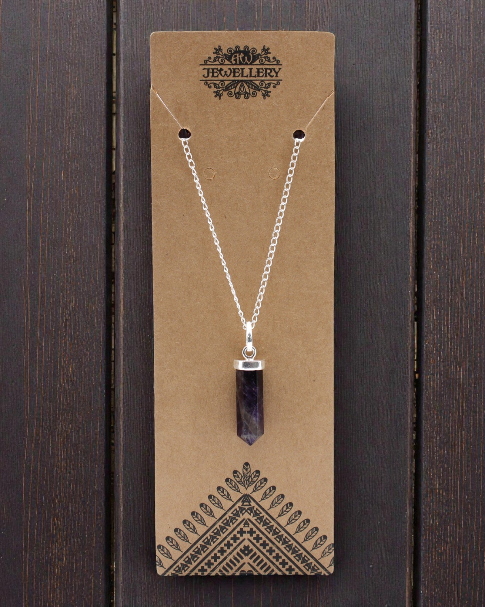 Amethyst-Spitze – klassischer Spitzanhänger aus Amethyst