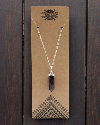 Amethyst-Spitze – klassischer Spitzanhänger aus Amethyst