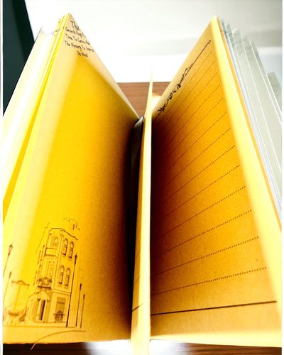 Vintage Tagebuch "Baum des Lebens" A6 - Eleganter geprägter Einband aus Kunstleder, 100 Seiten