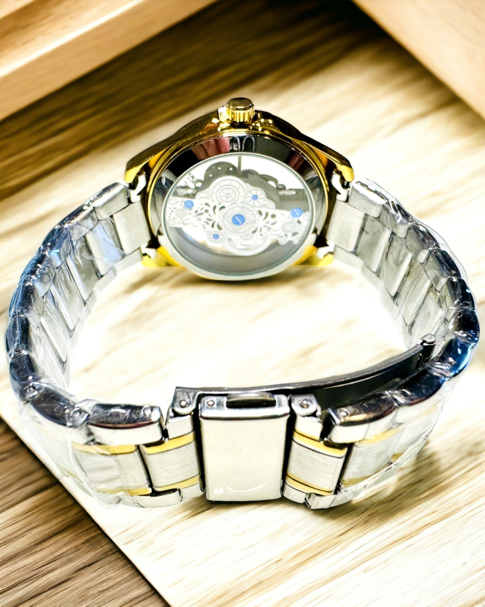 Herren-Quarzuhr "Vision Sport" – Beidseitig Transparent aus Aluminium