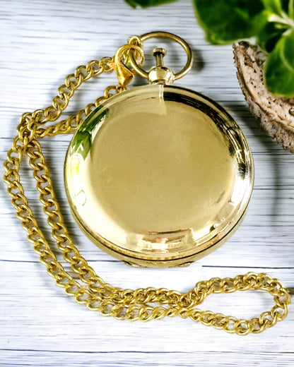 Goldfarbener Kompass "Przygoda" – Eleganter Entdeckungsnavigator