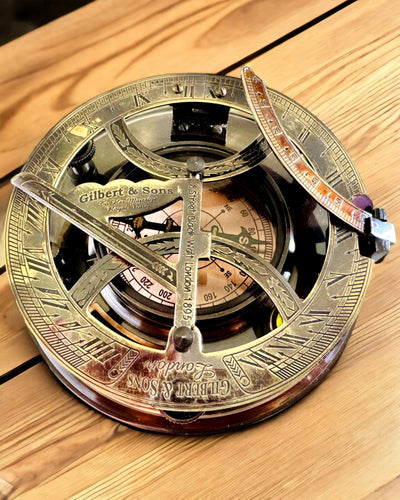 Antiker Premium-Navigationskompass mit Gravurmöglichkeit – Handgefertigt