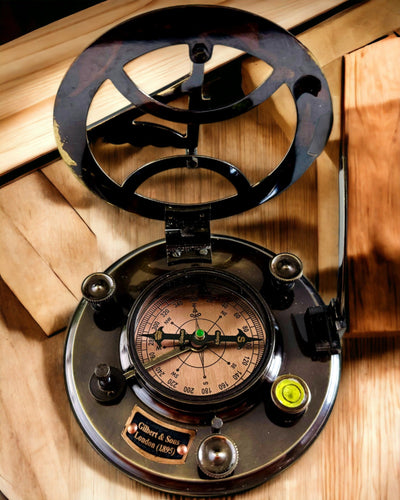 Antiker Premium-Navigationskompass mit Gravurmöglichkeit – Handgefertigt