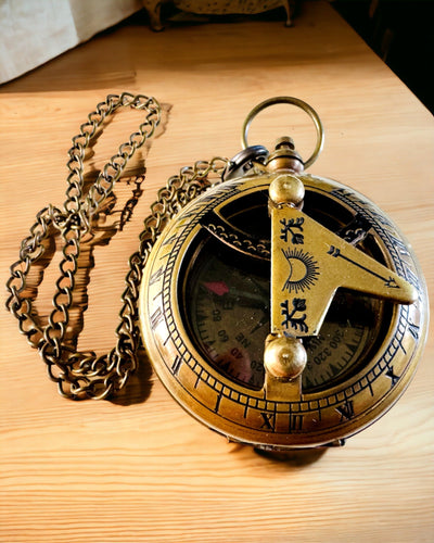 Reisekompass mit Gravur, Personalisierung – Handwerk Indischer Handwerker