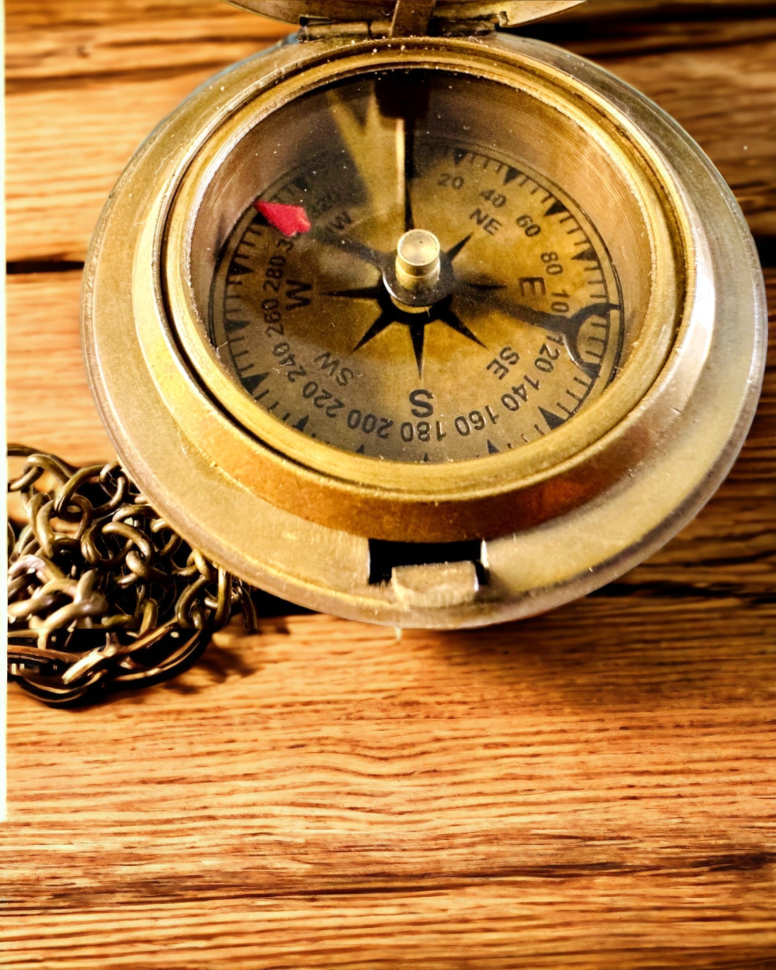 Navigationskompass „Podróżnika“ mit Gravur, Personalisierung – Handwerk Indischer Handwerker