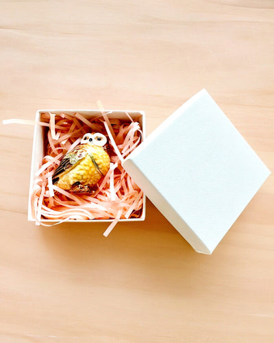 Charmante Eule mit Kristallen - Schmuckversteck mit Personalisierung durch Gravur, Geschenk