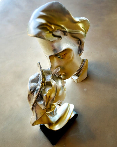 Figur "Eleganz in Stein" Farbe Silber - Dekorativ mit Gravuroption, 2 Größen zur Auswahl