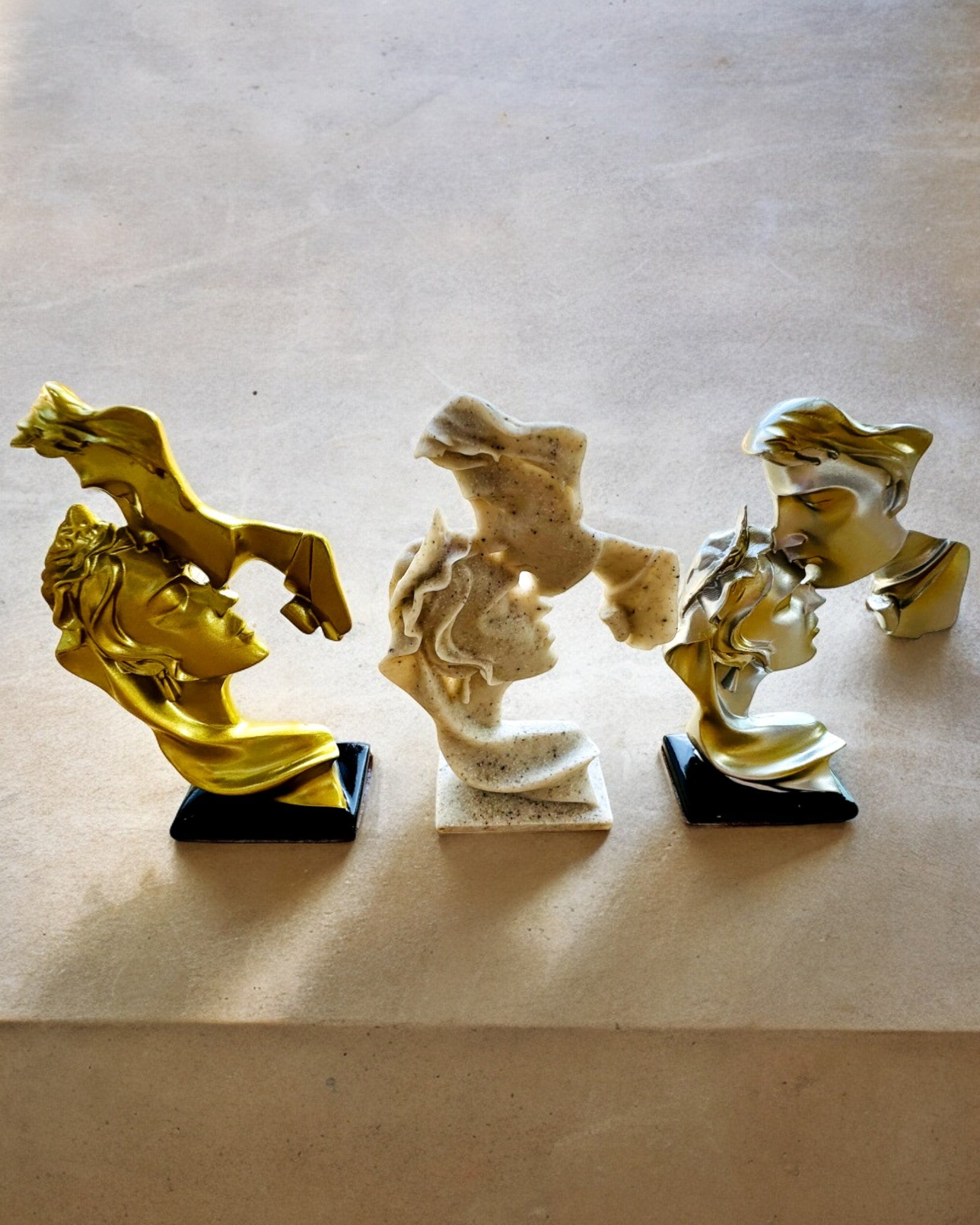 Figur "Eleganz in Stein" Farbe Silber - 13,5 cm Höhe, Dekorativ mit Gravuroption