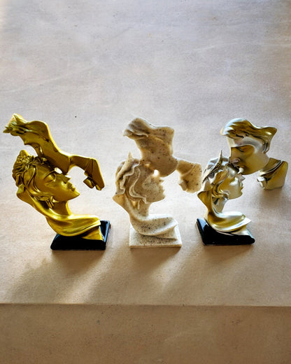 Figur "Eleganz in Stein" Farbe Silber - 13,5 cm Höhe, Dekorativ mit Gravuroption