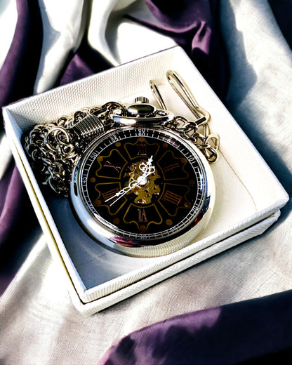 Taschenuhr im Vintage-Stil mit Gravurmöglichkeit