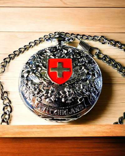 Taschenuhr "Heritage Helvetia" mit Gravurmöglichkeit