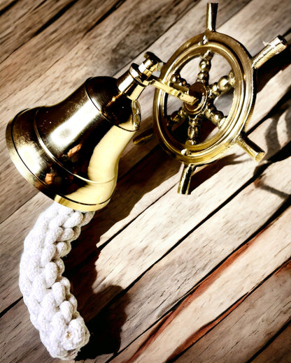 Klassischer Steuer - Türklingel "Nautica Lux"