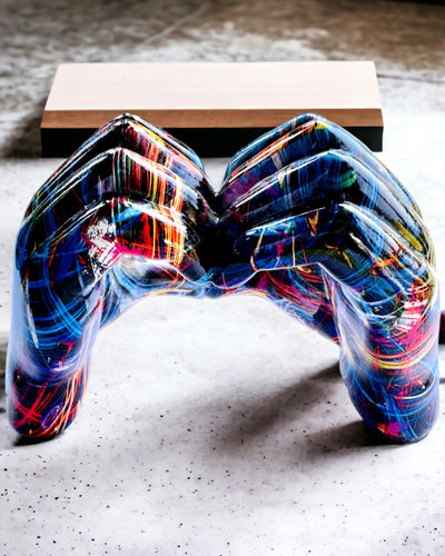 Kalejdoskop Herz – Handgefertigter Schmuck aus Harz mit Gravurmöglichkeit