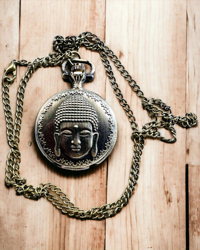 Taschenuhr "Buddha Time Elegance", Personalisierung mit Gravur möglich