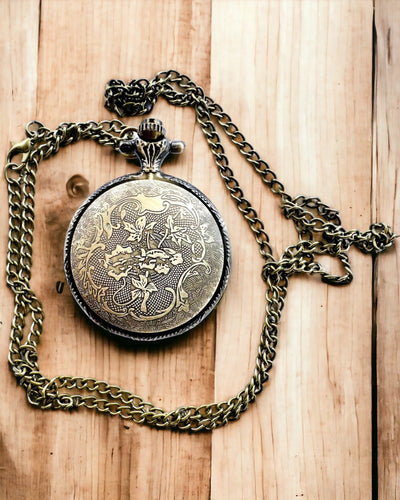 Taschenuhr "Buddha Time Elegance", Personalisierung mit Gravur möglich