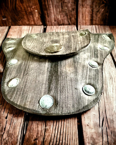 Waldkobold-Versteck-Geldbeutel – Handgefertigter Kleiner Lederbeutel