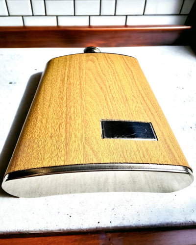 Holzset "Piersiówka Elegance" mit Gravurpersonalisierungsmöglichkeit