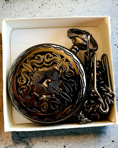 Taschenuhr "Zeit der Meister" - Premium Edition mit Gravurmöglichkeit