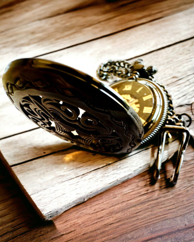 Taschenuhr "Zeit der Meister" - Premium Edition mit Gravurmöglichkeit