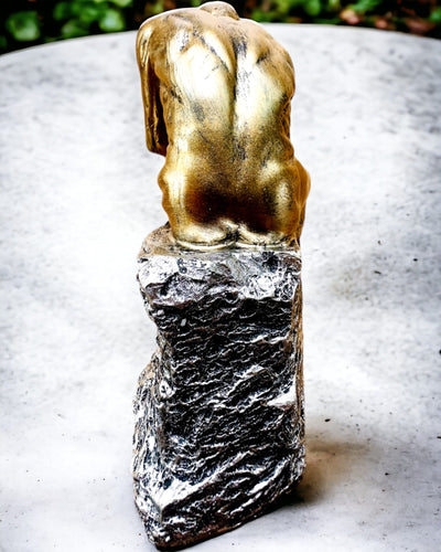 Złoty Myśliciel - Figur aus Harz, Personalisierung mit Gravur