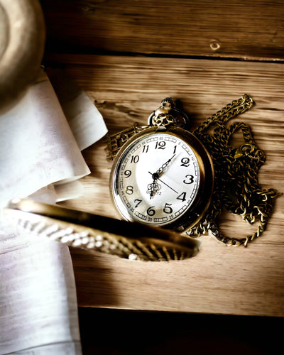 Taschenuhr "Schmetterling Eleganz" mit Gravurpersonalisierung