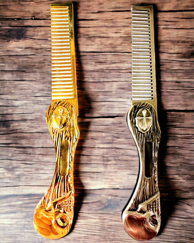 Mystic Skull Comb - Premium-Kamm, Personalisierung mit Gravur möglich