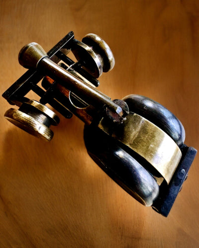 Binocular Nautica - Exklusives Vintage-Accessoire - Handgefertigt mit Gravuroption, Dekoration für das Büro, Premium