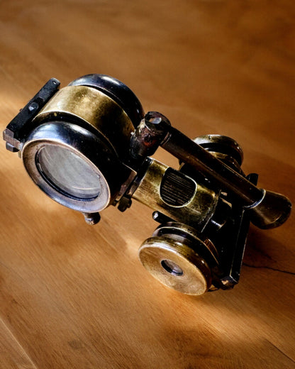 Binocular Nautica - Exklusives Vintage-Accessoire - Handgefertigt mit Gravuroption, Dekoration für das Büro, Premium