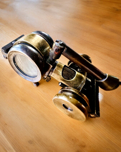 Binocular Nautica - Exklusives Vintage-Accessoire - Handgefertigt mit Gravuroption, Dekoration für das Büro, Premium