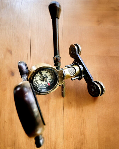 Binocular Nautica - Exklusives Vintage-Accessoire - Handgefertigt mit Gravuroption, Dekoration für das Büro, Premium