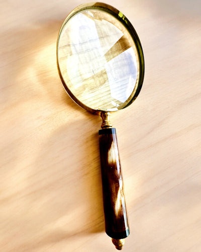 Große Retro-Lupe, Möglichkeit zur Personalisierung als Geschenk mit Gravur - Auswahlmöglichkeiten verfügbar