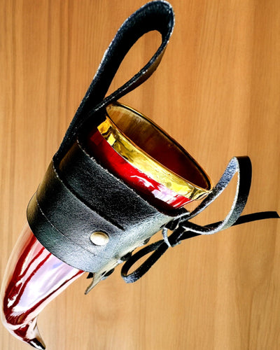 Kriegerhornbecher - Rot - mit Gravur personalisierbar