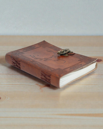 Cervus Spirit – Ledernotizbuch mit Hirschmotiv