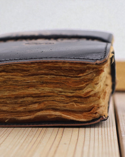 Narratio Anima – Leder-Notizbuch Die Geschichten, die ich mir selbst erzähle