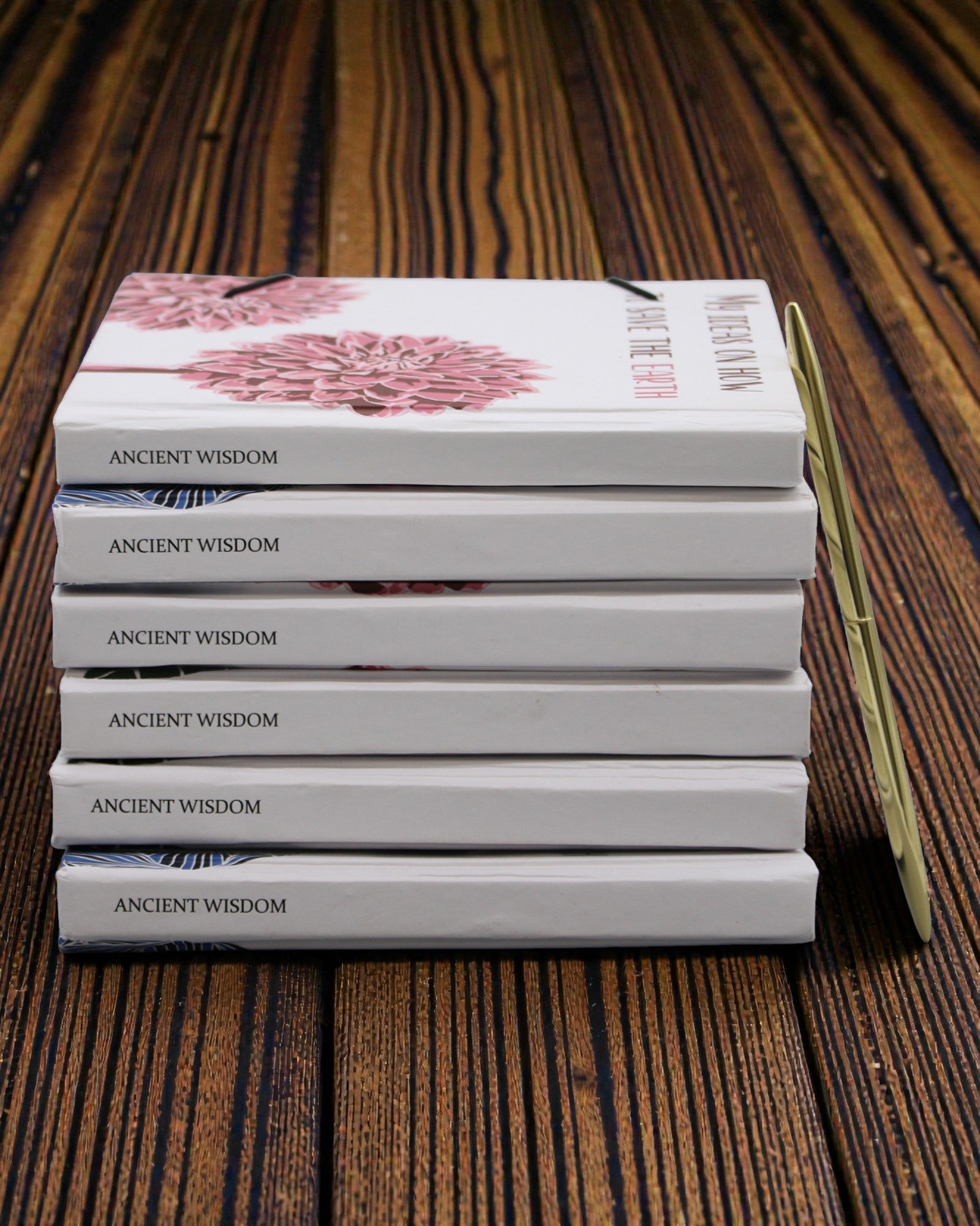 Blumen gemeinsam – kleines Notizbuch mit Band und Kokosknopf 18 × 12,5 cm, 200 Seiten