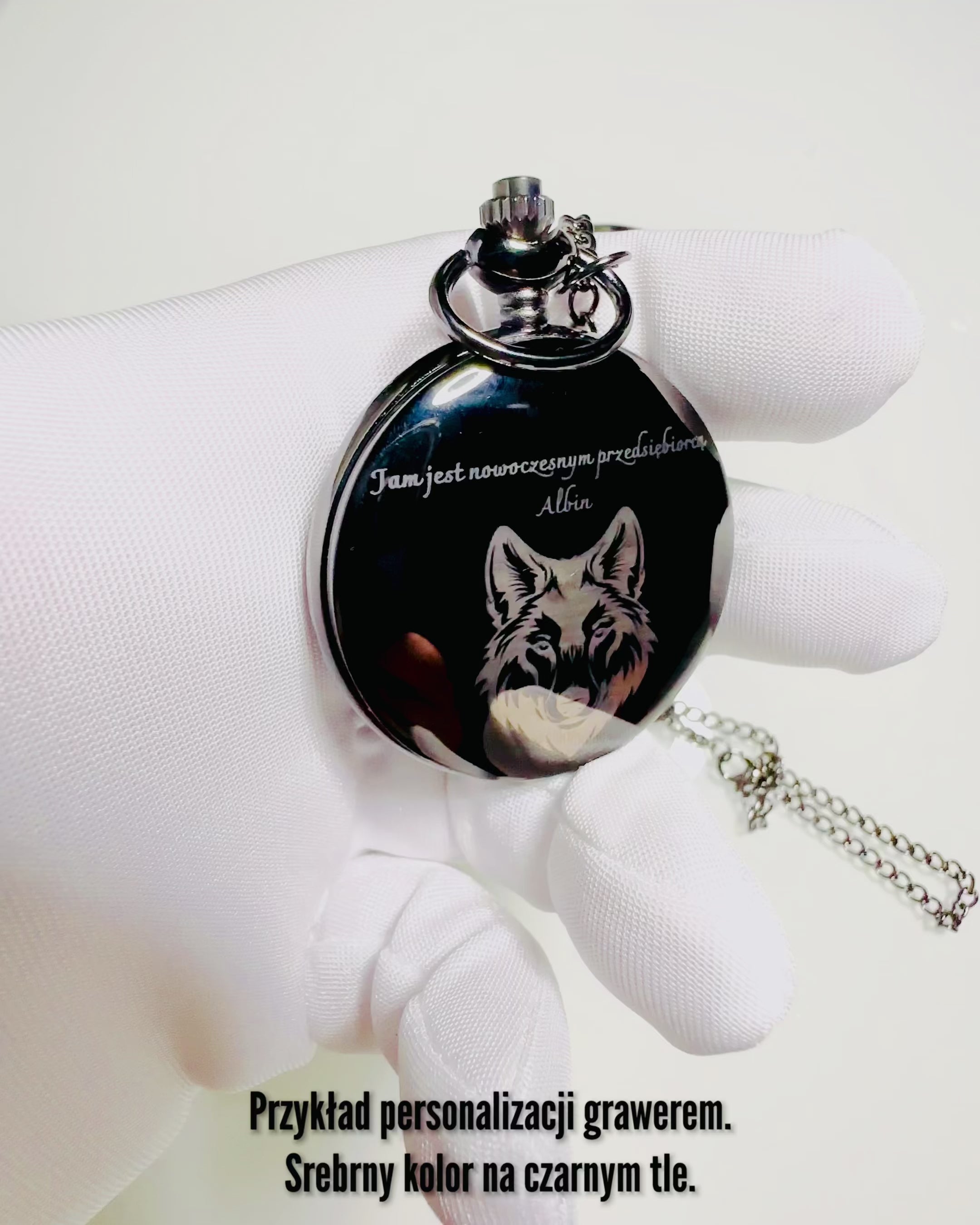 Taschenuhr-Stil Kompass "Navigator" - Farbe dunkles Metall