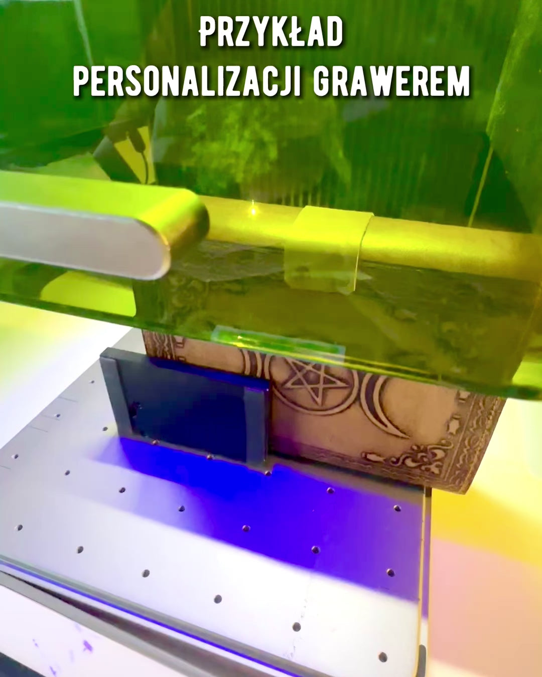 Premium Tagebuch, Antikes Muster, Leder-Notizbuch "Magische Chronik" 200 Seiten, 2 Varianten zur Auswahl, Personalisierung mit Gravur