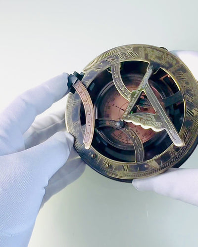 Antiker Premium-Navigationskompass mit Gravurmöglichkeit – Handgefertigt