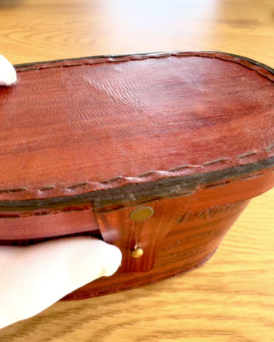 Fernglas mit Ledertasche Victorian's Eye, 11 cm Messing, Handverziert, Personalisierung mit Gravur als Geschenk