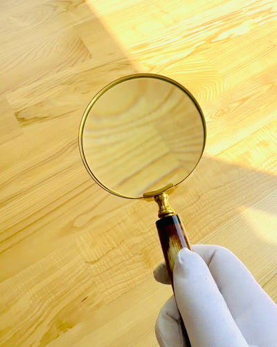 Große Retro-Lupe, Möglichkeit zur Personalisierung als Geschenk mit Gravur - Auswahlmöglichkeiten verfügbar